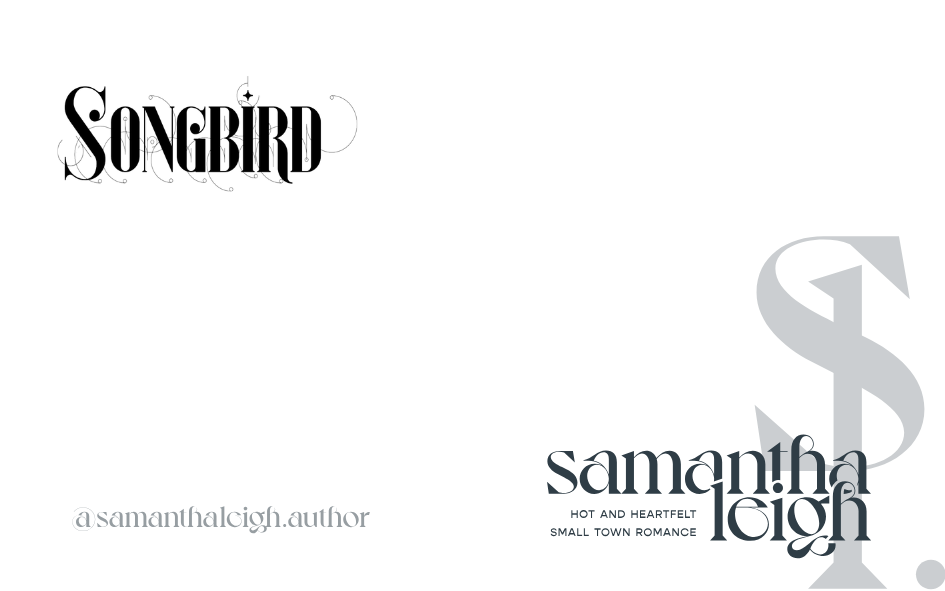 Songbird (Aster Springs #3) Signed Bookplate